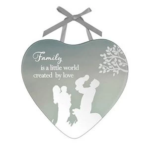 Reflections Of The Heart Family Plaque