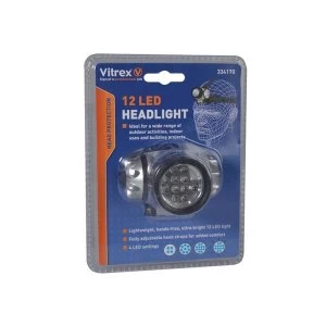 Vitrex 334170 Headlamp 12 LED