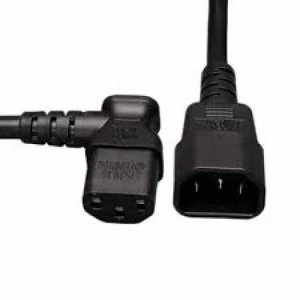 AC Power Extension Cable - C13 Left Angle to C14 - 2'