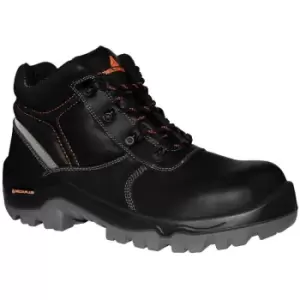 Delta Plus Mens Phoenix Composite Leather Safety Boots (12 UK) (Black) - Black