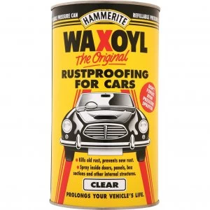 Hammerite Waxoyl Rust Remover and Protector Pressure Can Clear 2.5l