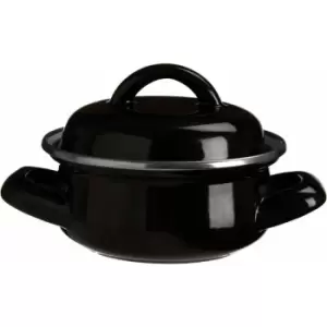 Porter Black Enamel Mini Casserole Dish - Premier Housewares