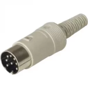 Hirschmann 930 014-517-1 DIN connector Plug, straight Number of pins: 3 Grey