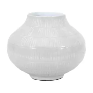 Gallery Interiors Emma Vase in Pale Grey / Small