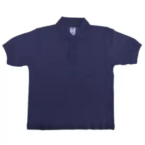 B&C Kids/Childrens Unisex Safran Polo Shirt (9-11) (Navy Blue)