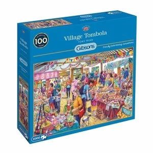 Gibsons Village Tombola Jigsaw Puzzle - 1000 Pieces
