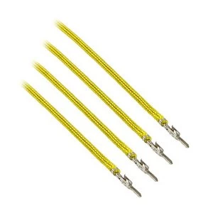 CableMod ModFlex Sleeved Cable Yellow 40cm 4 Pack