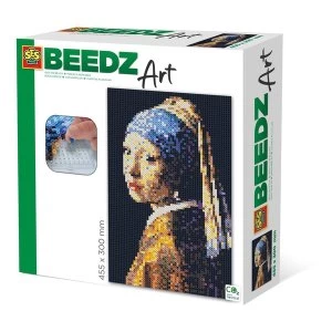 SES CREATIVE Vermeer Girl with a Pearl Earring Beedz Art Mosaic Kit