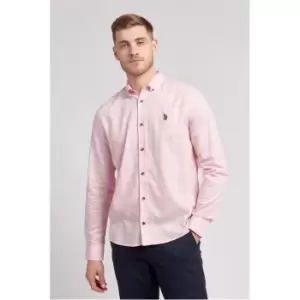 US Polo Assn Linen Shirt - Pink