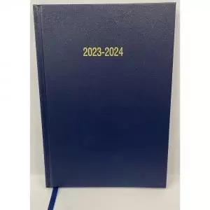 ValueX Academic A4 Week To View Diary 20232024 Blue A43E Blue 17963SY