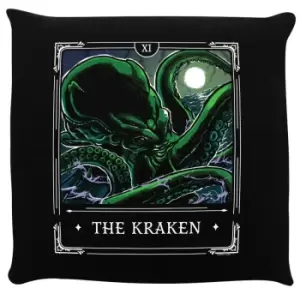 Deadly Tarot Legends The Kraken Cushion (One Size) (Black/Green/White)