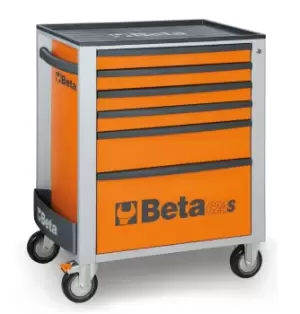 Beta Tools C24S/6-O Mobile Roller Cab Tool Cabinet 6 Drawers Orange 024002061