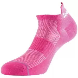 1000 Mile Womens/Ladies Ultimate Liner Socks (S) (Hot Pink)