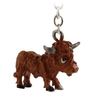 Little Paws Key Ring Highland Cow