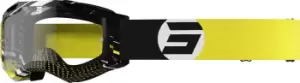 Shot Assault 2.0 Focus Motocross Goggles, black-yellow, black-yellow, Size One Size