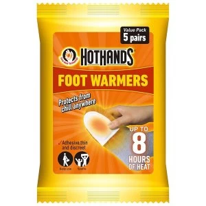 Hot Hands Foot/Toe Warmers - Pack of 5 Pairs