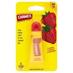 Carmex Moisturising Lip Balm Strawberry SPF 15 10g
