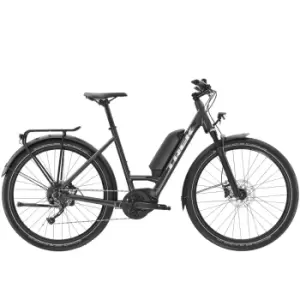 2022 Trek Allant+ 5 Lowstep Electric Hybrid Bike in Solid Charcoal