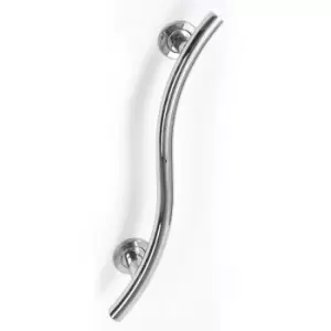 NRS Healthcare Spa Stainless Steel Grab Rail - Curved - 620mm
