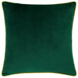 Meridian Velvet Cushion Emerald/Moss, Emerald/Moss / 55 x 55cm / Polyester Filled