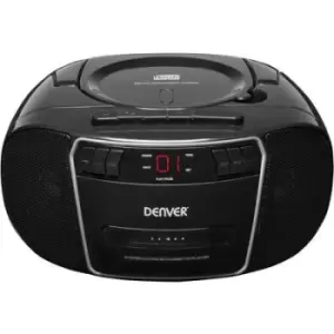 Denver TCP-40 Radio CD player FM AUX, CD, Tape Black