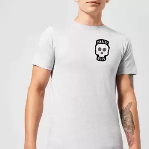 Skull Current Mood Mens T-Shirt - Grey - S - Grey