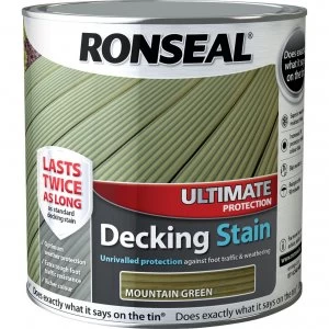 Ronseal Ultimate Protection Decking Stain Mountain Green 2.5l