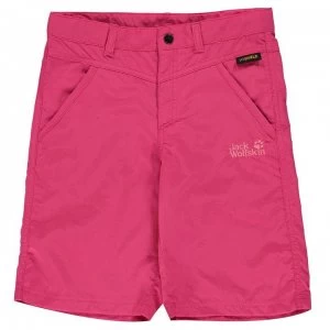 Jack Wolfskin Sun Shorts Junior Girls - Pink Peony