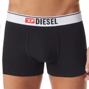 Diesel Denim Division Cotton Boxer Briefs - Black L