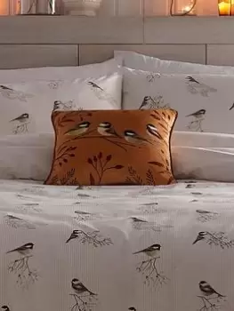 Dreams & Drapes Chickadee'S Velvet Cushion