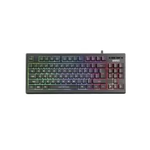 Marvo Scorpion K607 Gaming Keyboard Multimedia USB 2.0 Full Anti-ghosting Ergonomic Compact Design with TKL Layout 3 Colour LED backlit with Adjustabl