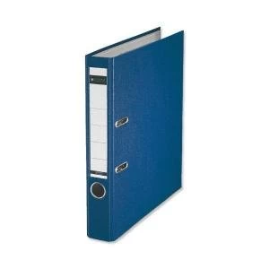 Leitz Mini Lever Arch File Plastic 50mm Spine A4 Blue Ref 10151035