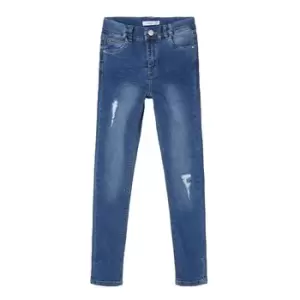 Name it NKFPOLLY Girls Childrens Skinny Jeans in Blue - Sizes 8 years,9 years,10 years,11 years,12 years,13 years,15 years