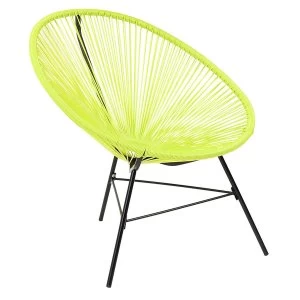 Charles Bentley Retro Lounge Chair - Green
