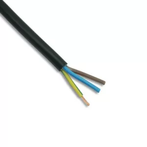 Zexum 1.5mm 4 Core Black Cable Flexible 3184Y - 1 Meter