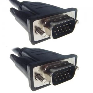 CONNEkT Gear 50m VGA Monitor Connector Cable - Male to Male - Fully Wired + Ferrite Cores