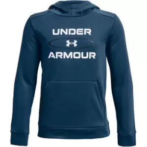 Under Armour Armour Fleece Graphic Hoodie Juniors - Blue