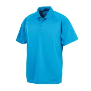 Spiro Unisex Adults Impact Performance Aircool Polo Shirt (S) (Ocean Blue)