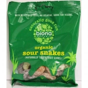 Biona Organic Sour Snakes 75g