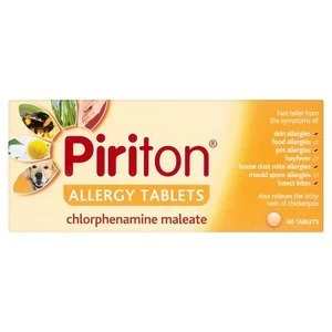 Piriton Allergy Chlorphenamine Tablets 60s