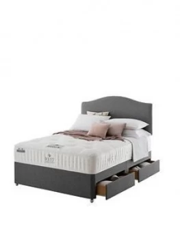 Rest Assured Tilbury Wool Tufted Divan Bed With Storage Options - Soft