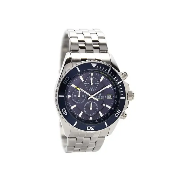 Accurist 7044 Stainless Steel Chronograph Bracelet Watch - W1828