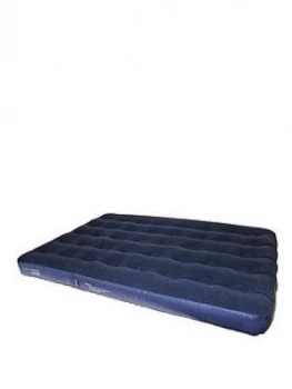 Yellowstone Double Flocked Airbed - Navy