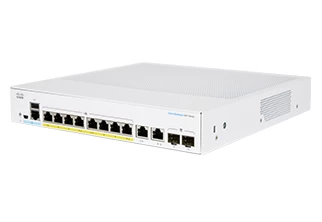 CBS350-8FP-E-2G-EU - Managed - L2/L3 - Gigabit Ethernet (10/100/1000) - Rack mounting