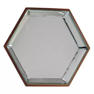 35 x 30cm Pack of 6 Hexagon Wall Mirrors