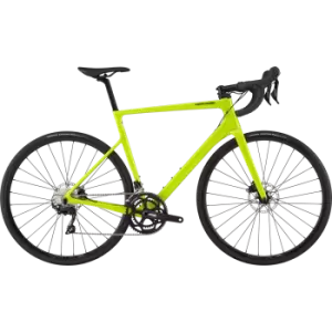 2021 Cannondale SuperSix EVO Carbon Disc 105 Road Bike in Bio Lime