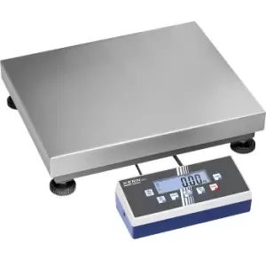 KERN Industrial scales, with flip-flop evaluation unit, weighing range up to 300 kg, read-out accuracy 50 / 100 g, weighing plate 600 x 500 mm