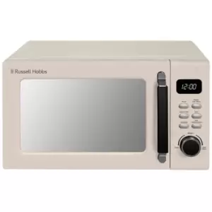 Russell Hobbs RHM2026C 800W 20L Stylevia Digital Microwave - Cream