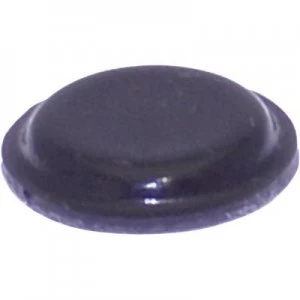 Foot self adhesive circular Black x H 10.1mm x 1.8mm TOOL