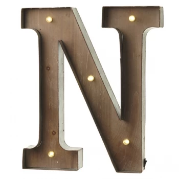 N With LED Letter By Heaven Sends